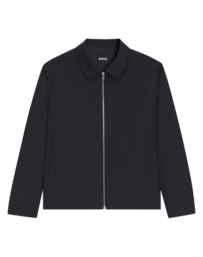 Hugo Boss - Slim-Fit Jakke - Dark Blue 